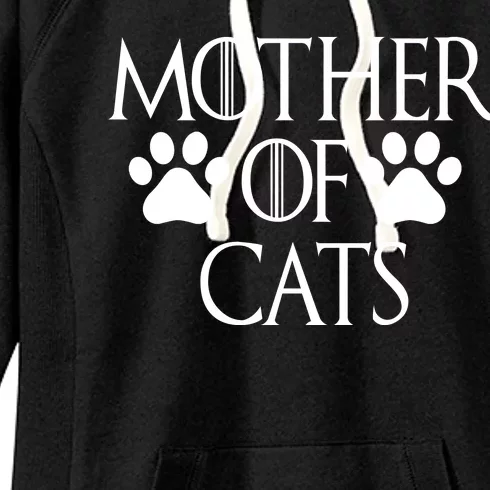 Mother Of Cats Meme Women's Fleece Hoodie