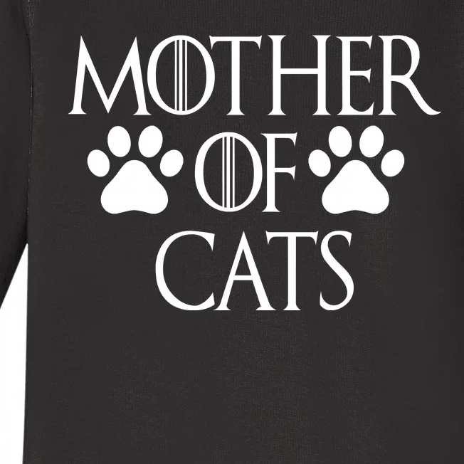 Mother Of Cats Meme Baby Long Sleeve Bodysuit