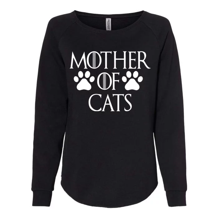 Mother Of Cats Meme Womens California Wash Sweatshirt