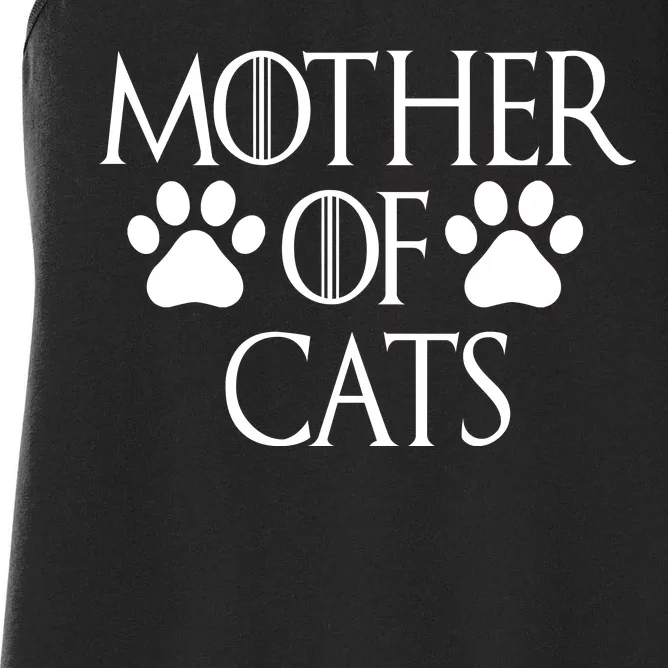 Mother Of Cats Meme Women's Racerback Tank