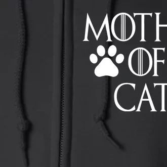 Mother Of Cats Meme Full Zip Hoodie