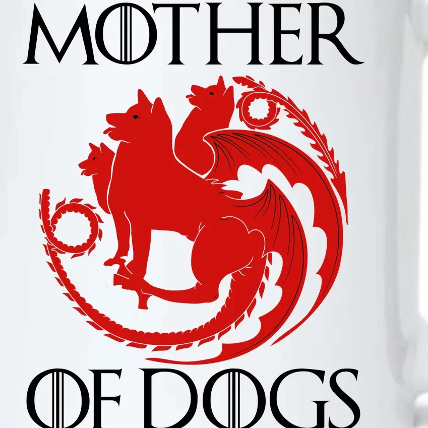 Mother Of Dogs Emblem Black Color Changing Mug