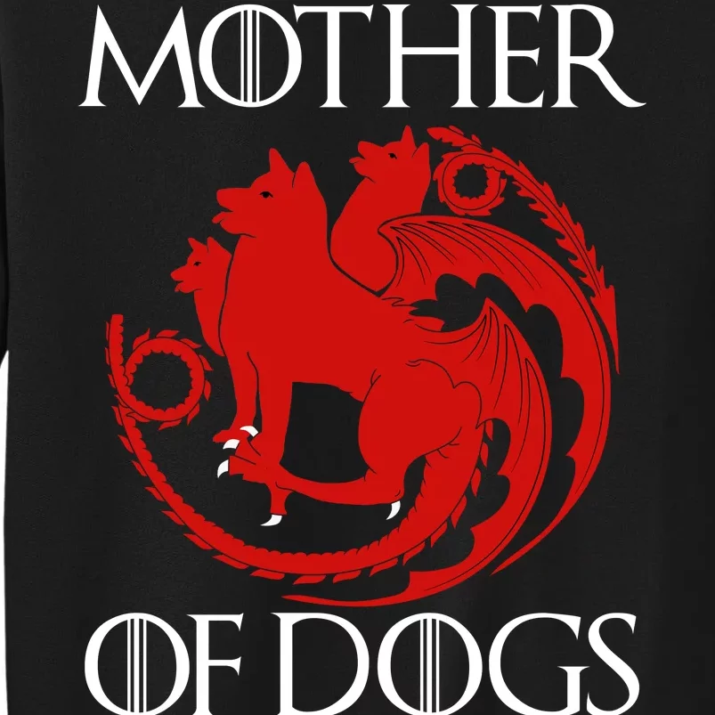 Mother Of Dogs Emblem Tall Sweatshirt