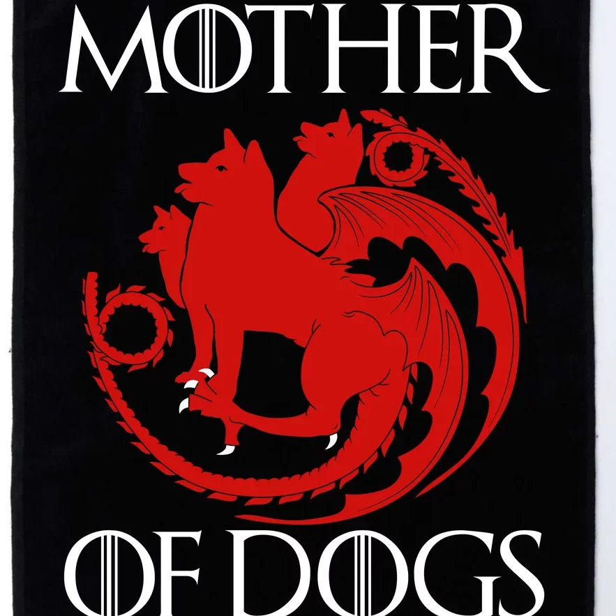 Mother Of Dogs Emblem Platinum Collection Golf Towel