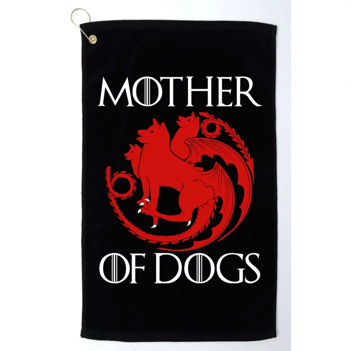 Mother Of Dogs Emblem Platinum Collection Golf Towel