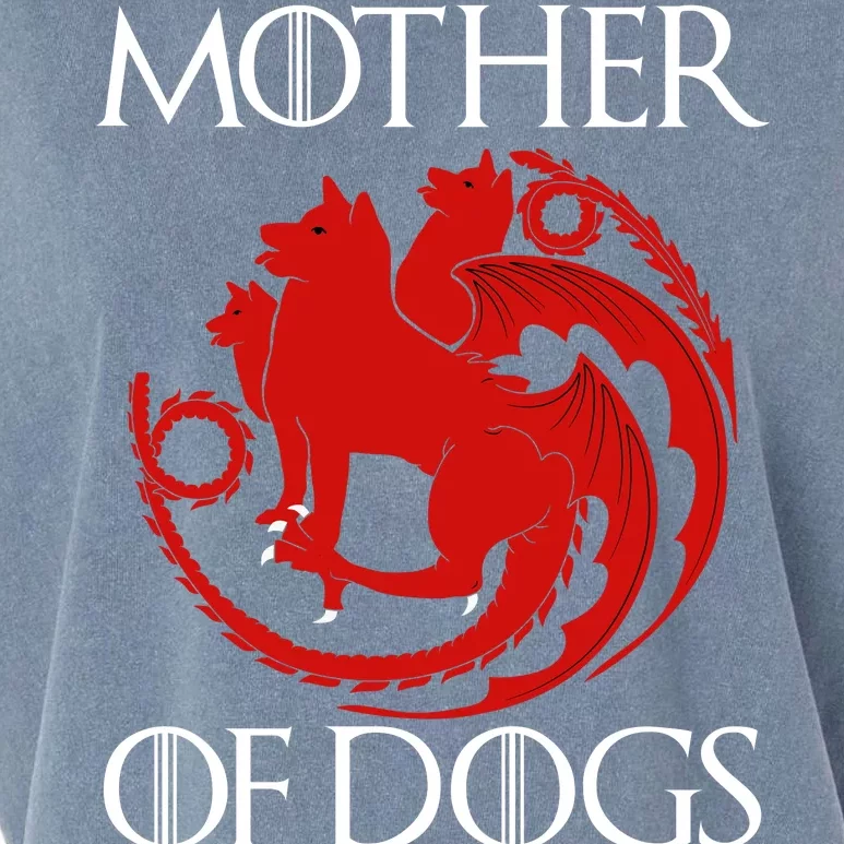 Mother Of Dogs Emblem Garment-Dyed Women's Muscle Tee