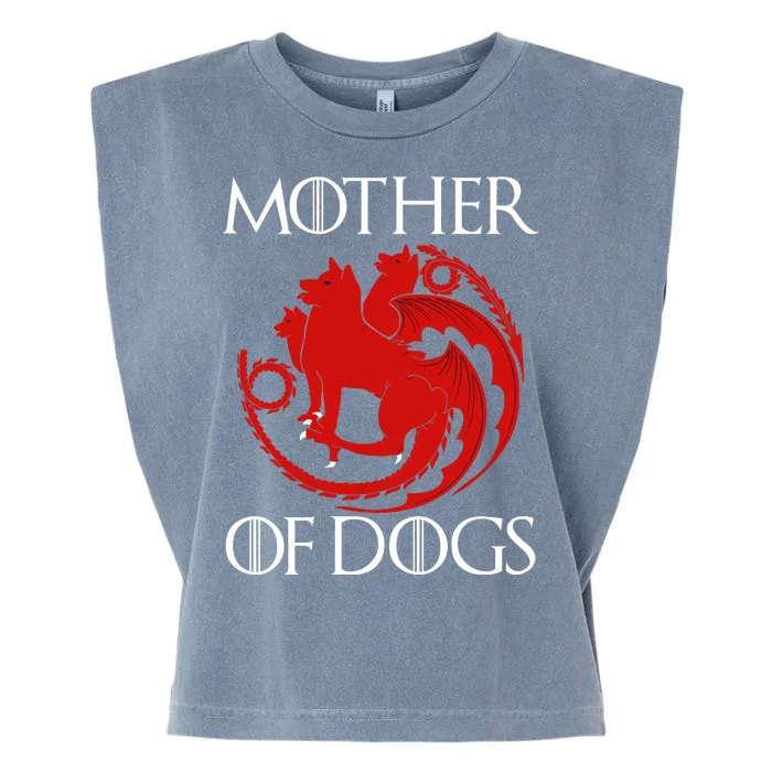 Mother Of Dogs Emblem Garment-Dyed Women's Muscle Tee