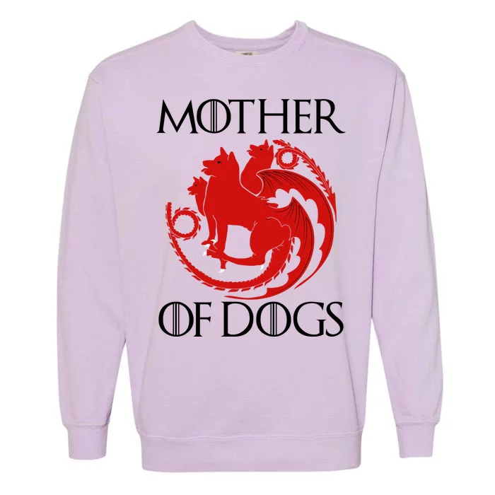 Mother Of Dogs Emblem Garment-Dyed Sweatshirt