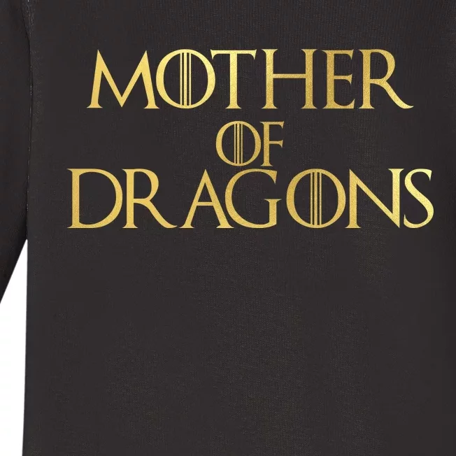 Mother of Dragons Gold Limited Edition Baby Long Sleeve Bodysuit