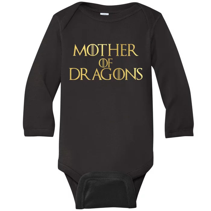 Mother of Dragons Gold Limited Edition Baby Long Sleeve Bodysuit