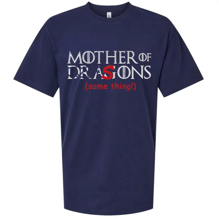 Mother Of Dragons Sons Same Thing Sueded Cloud Jersey T-Shirt