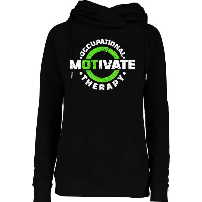 Motivate Occupational Therapy Womens Funnel Neck Pullover Hood