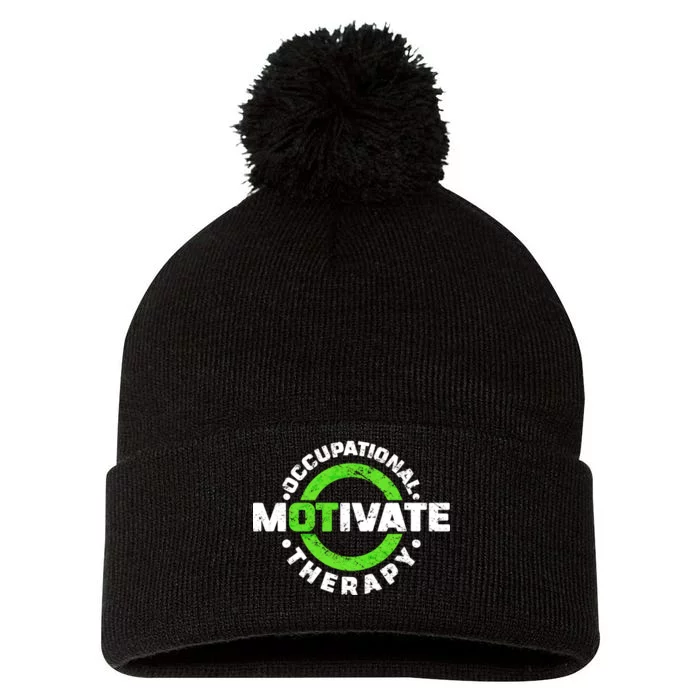 Motivate Occupational Therapy Pom Pom 12in Knit Beanie