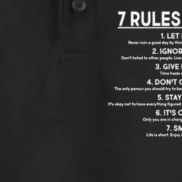 Motivational 7 Rules Of Life Dry Zone Grid Performance Polo