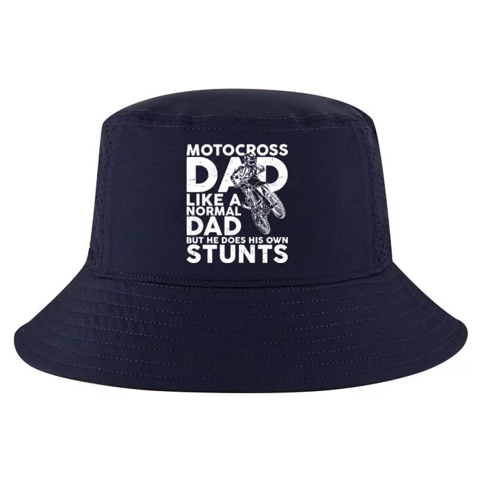 Motocross Dad Like A Normal Dad But He Does His Owns Stuns Cool Comfort Performance Bucket Hat