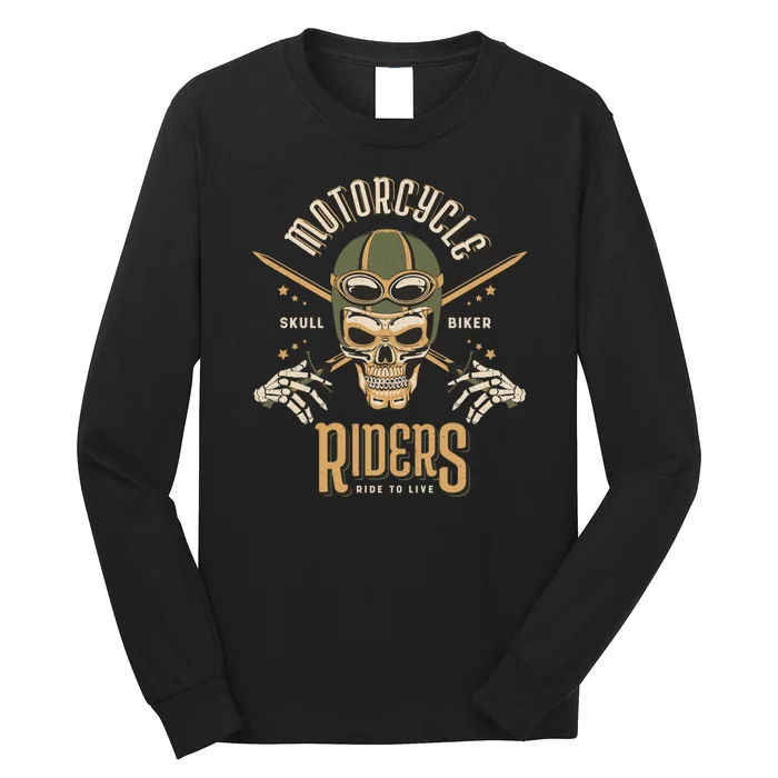 Motorcycle Riders Long Sleeve Shirt