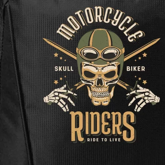 Motorcycle Riders City Backpack