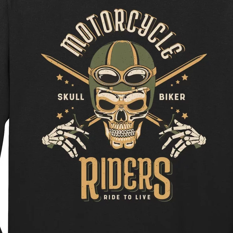 Motorcycle Riders Tall Long Sleeve T-Shirt