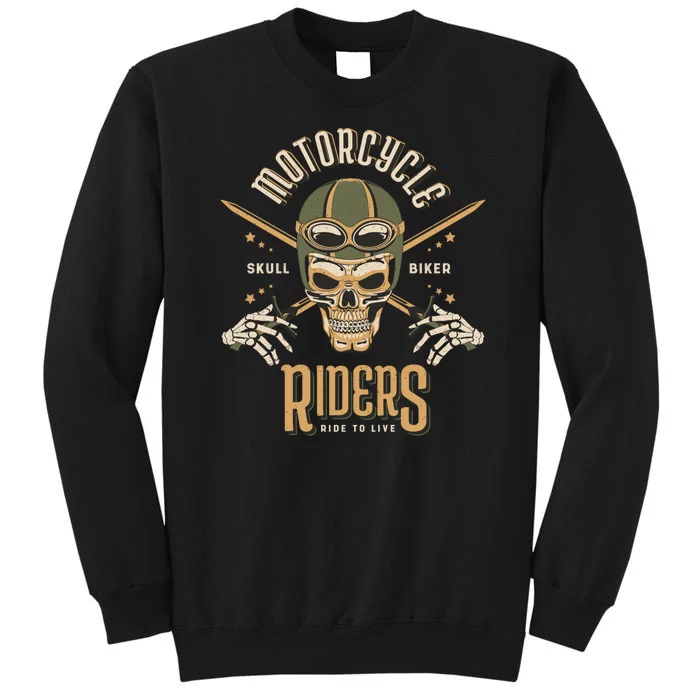 Motorcycle Riders Tall Sweatshirt