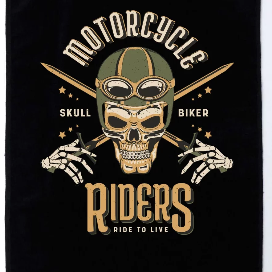 Motorcycle Riders Platinum Collection Golf Towel