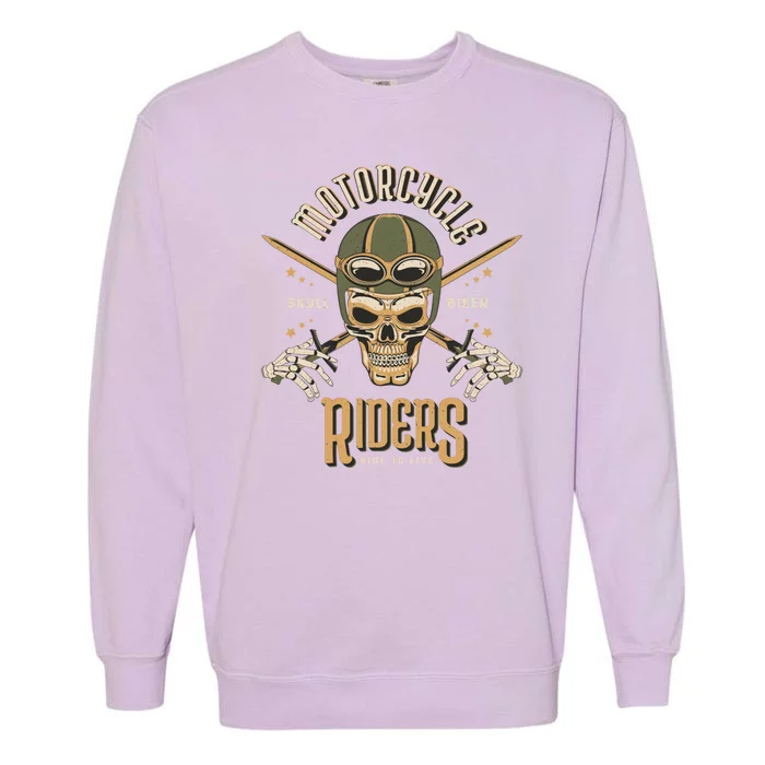 Motorcycle Riders Garment-Dyed Sweatshirt