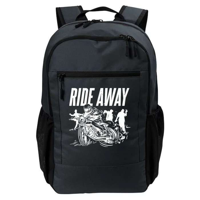 Motorcycle Zombies Ride Away Daily Commute Backpack