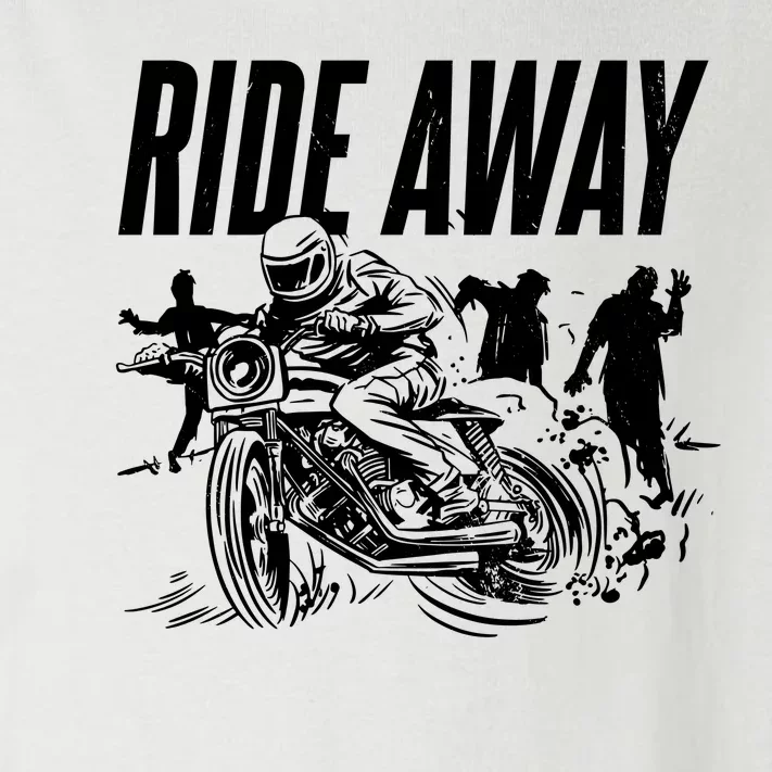 Motorcycle Zombies Ride Away Toddler Long Sleeve Shirt