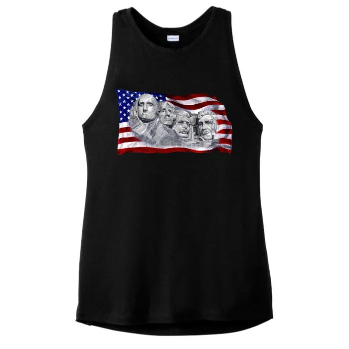 Mount Rushmore Ladies Tri-Blend Wicking Tank