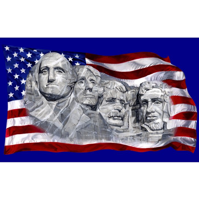 Mount Rushmore Bumper Sticker