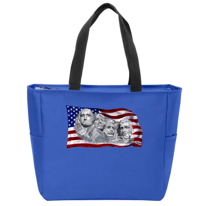 Mount Rushmore Zip Tote Bag