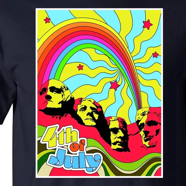 Mount Rushmore 4th of July Abstract Tall T-Shirt