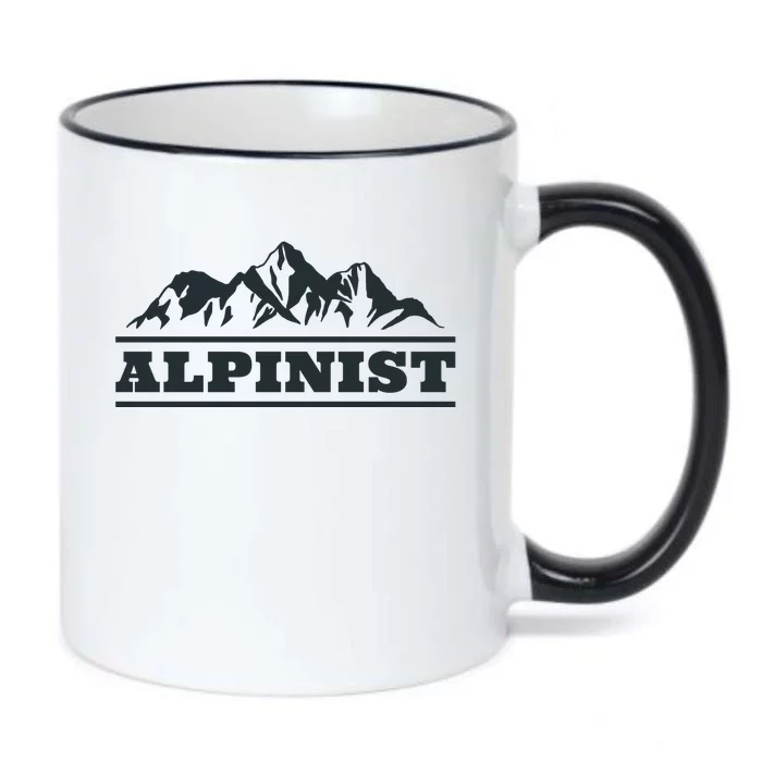 Mountain Alpinist Black Color Changing Mug