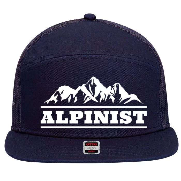 Mountain Alpinist 7 Panel Mesh Trucker Snapback Hat