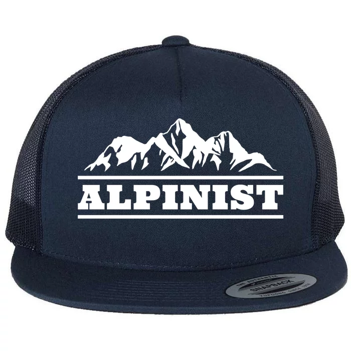 Mountain Alpinist Flat Bill Trucker Hat