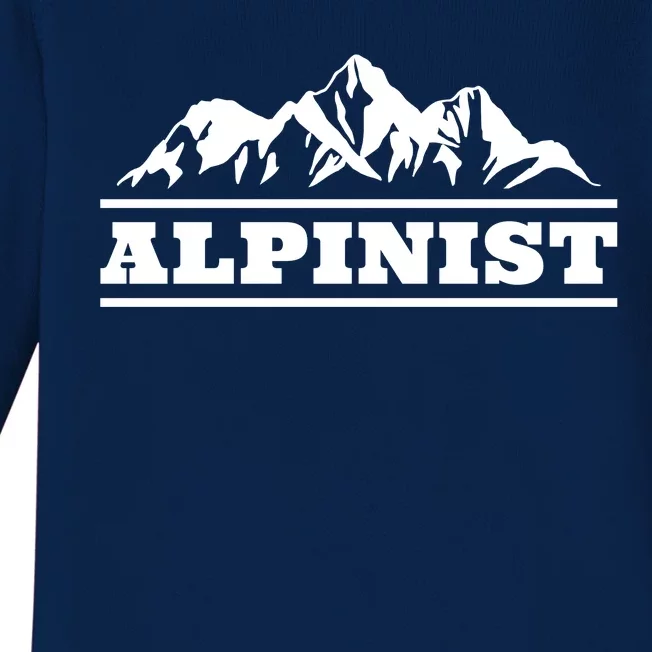 Mountain Alpinist Baby Long Sleeve Bodysuit