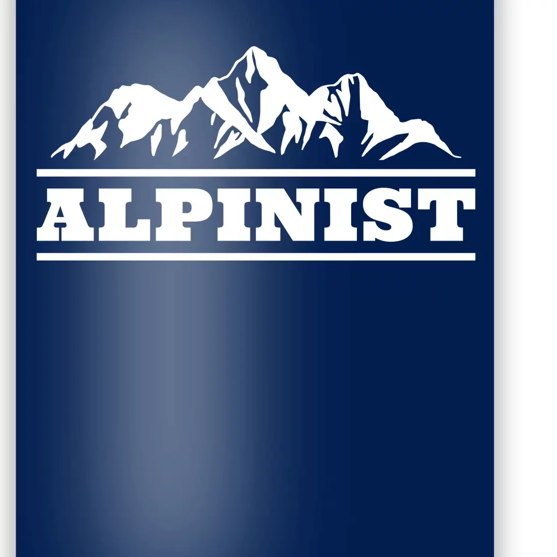 Mountain Alpinist Poster