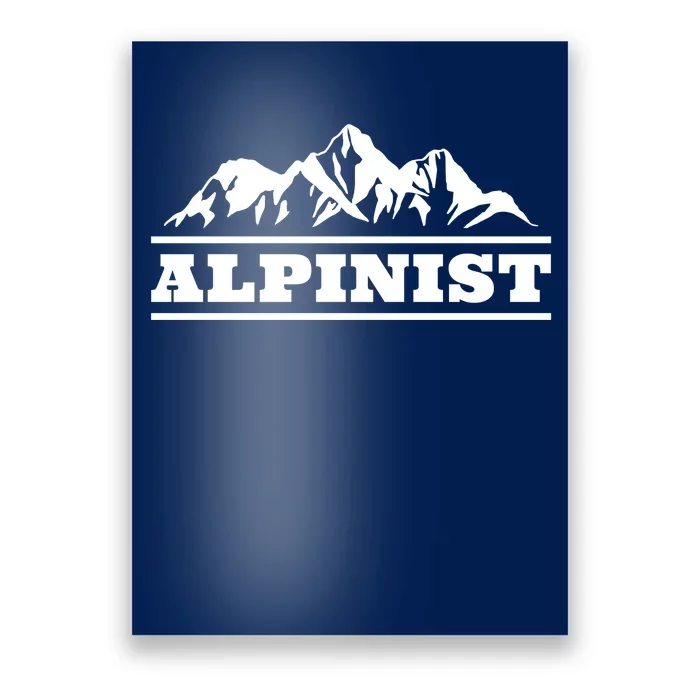 Mountain Alpinist Poster