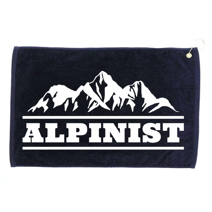 Mountain Alpinist Grommeted Golf Towel