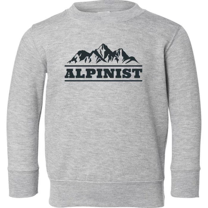 Mountain Alpinist Toddler Sweatshirt