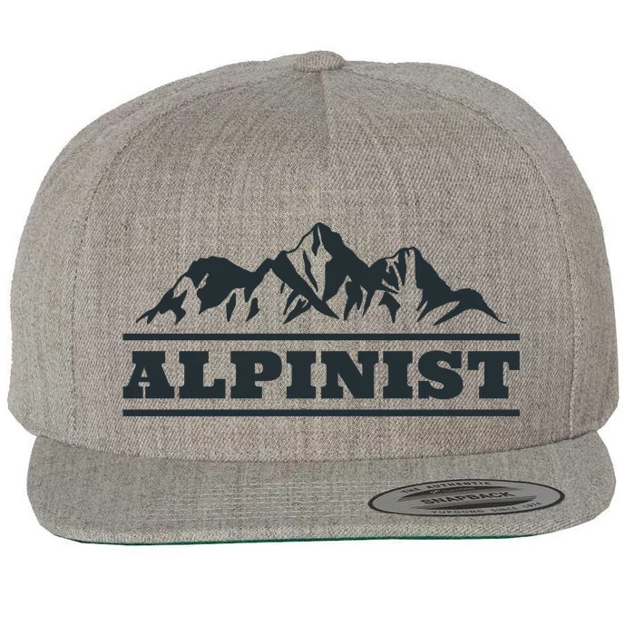 Mountain Alpinist Wool Snapback Cap