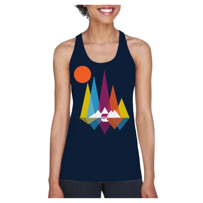 Mountain Bear Women's Racerback Tank