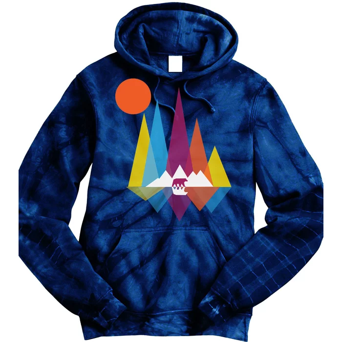 Mountain Bear Tie Dye Hoodie