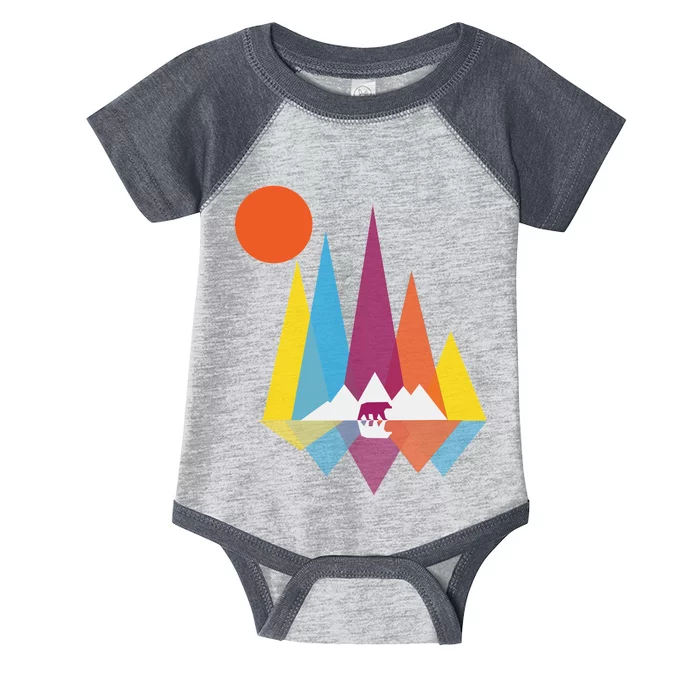 Mountain Bear Infant Baby Jersey Bodysuit