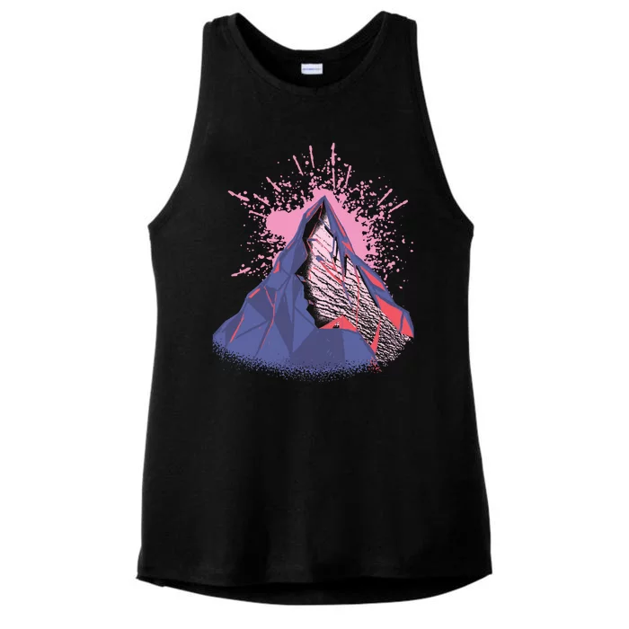 Mountain Face Ladies Tri-Blend Wicking Tank