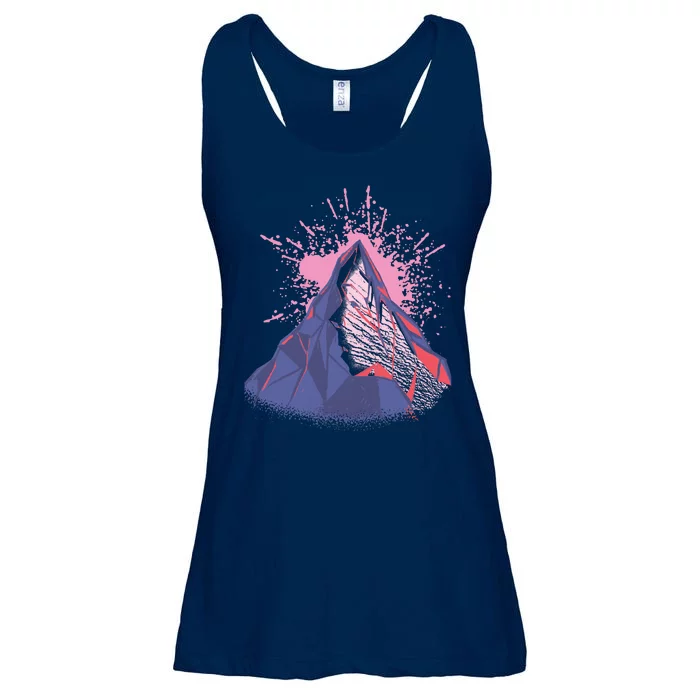 Mountain Face Ladies Essential Flowy Tank