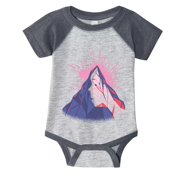 Mountain Face Infant Baby Jersey Bodysuit