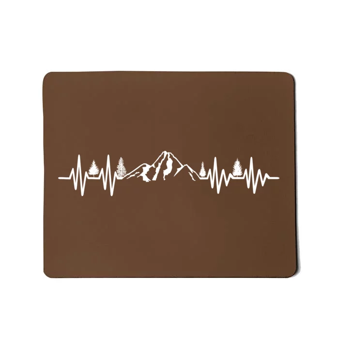 Mountain Heartbeat Pulse Mousepad