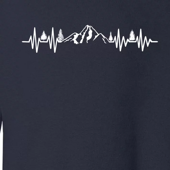 Mountain Heartbeat Pulse Toddler Sweatshirt