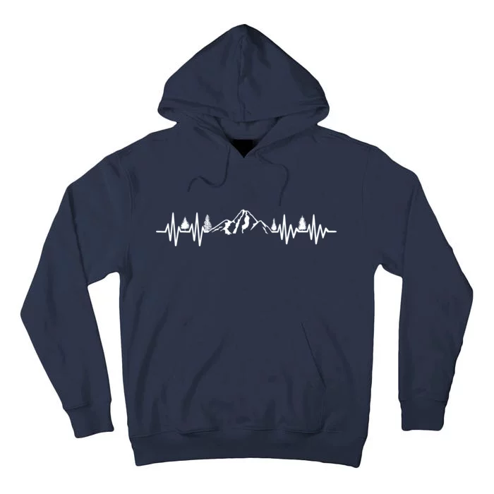 Mountain Heartbeat Pulse Tall Hoodie