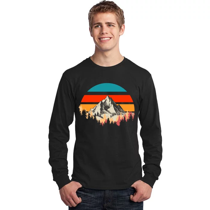 Mountain Views Vintage Tall Long Sleeve T-Shirt